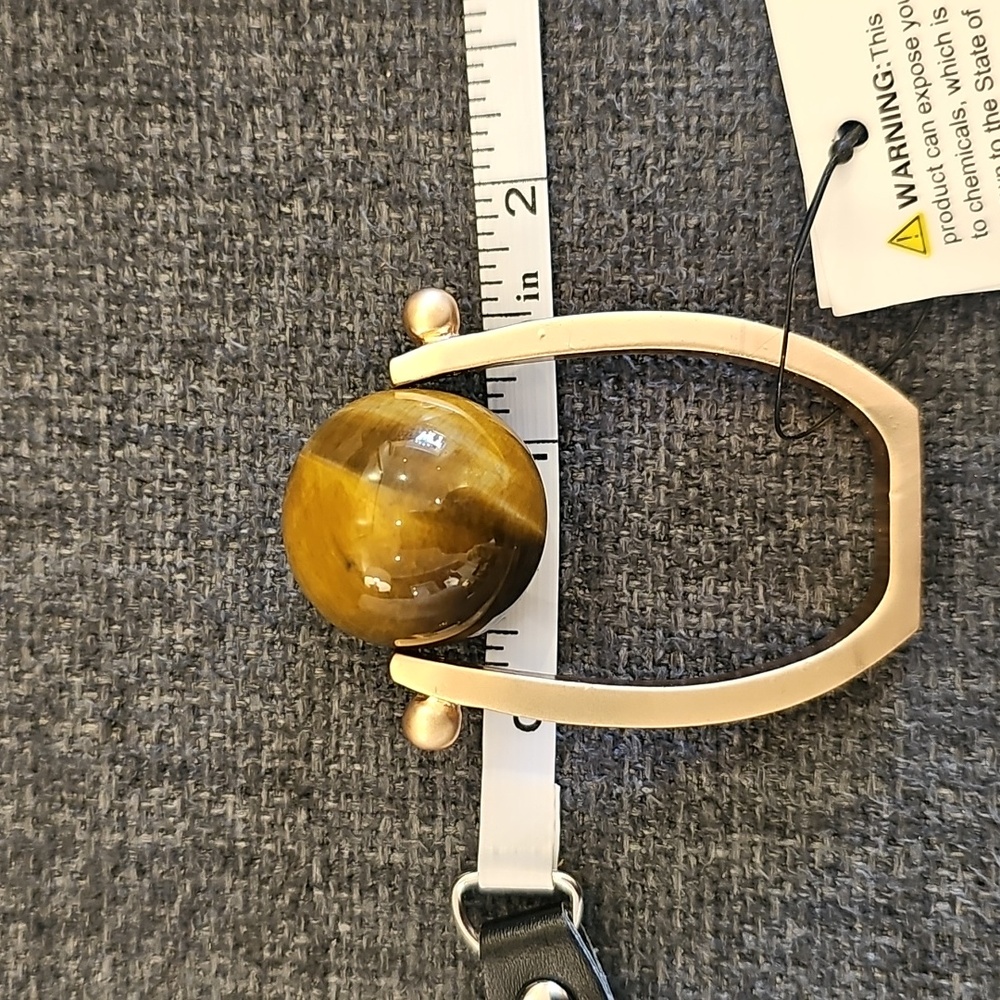 NWT Kim Seybert set of 4 tiger eye napkin ring - Picture 15 of 15
